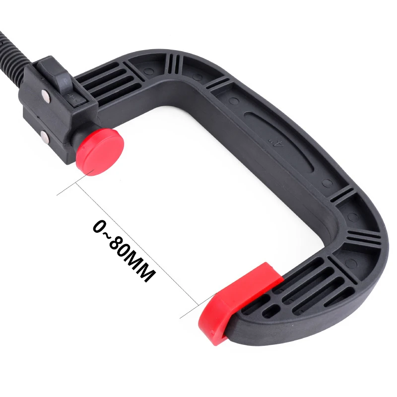 3inch Quick Rotatable Handle G-shaped Clamp C-shaped Plastic Woodworking Clamp Fixed Panel Clamping Carpenter Clip