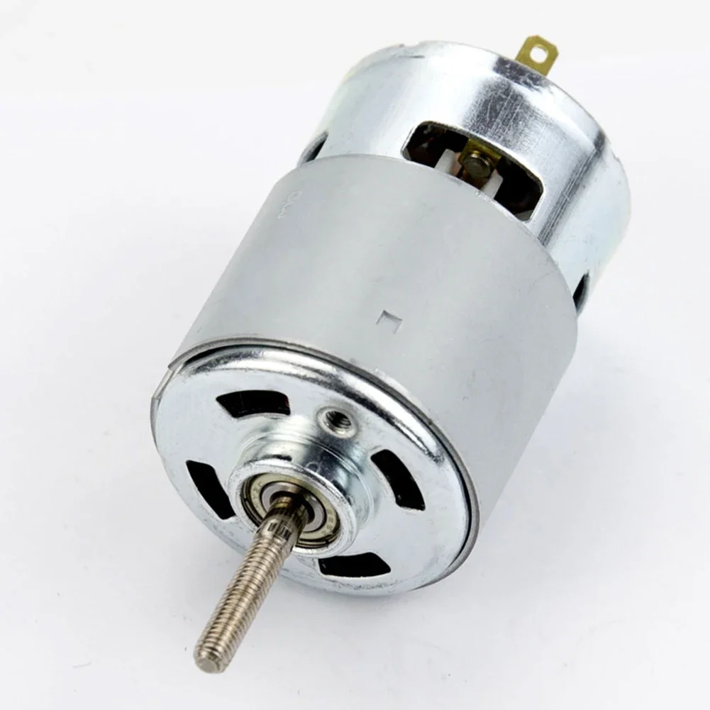 Imagem -02 - Motor dc 12v 21v Engrenagens de Alta Precisão para Cortador de Grama Rs755vc Bateria de Lítio Recarregável Cobre Puro 1pc 775