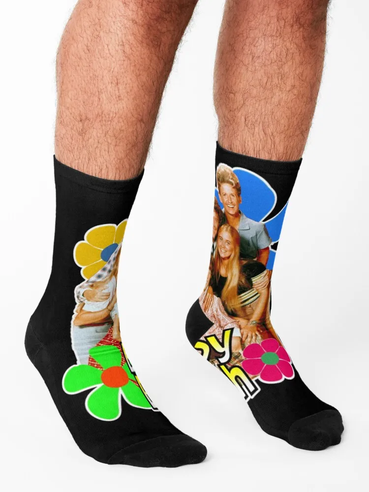 The Brady Bunch T-Shirt Socks christmas gifts Soccer Stockings man Climbing Socks Woman Men's