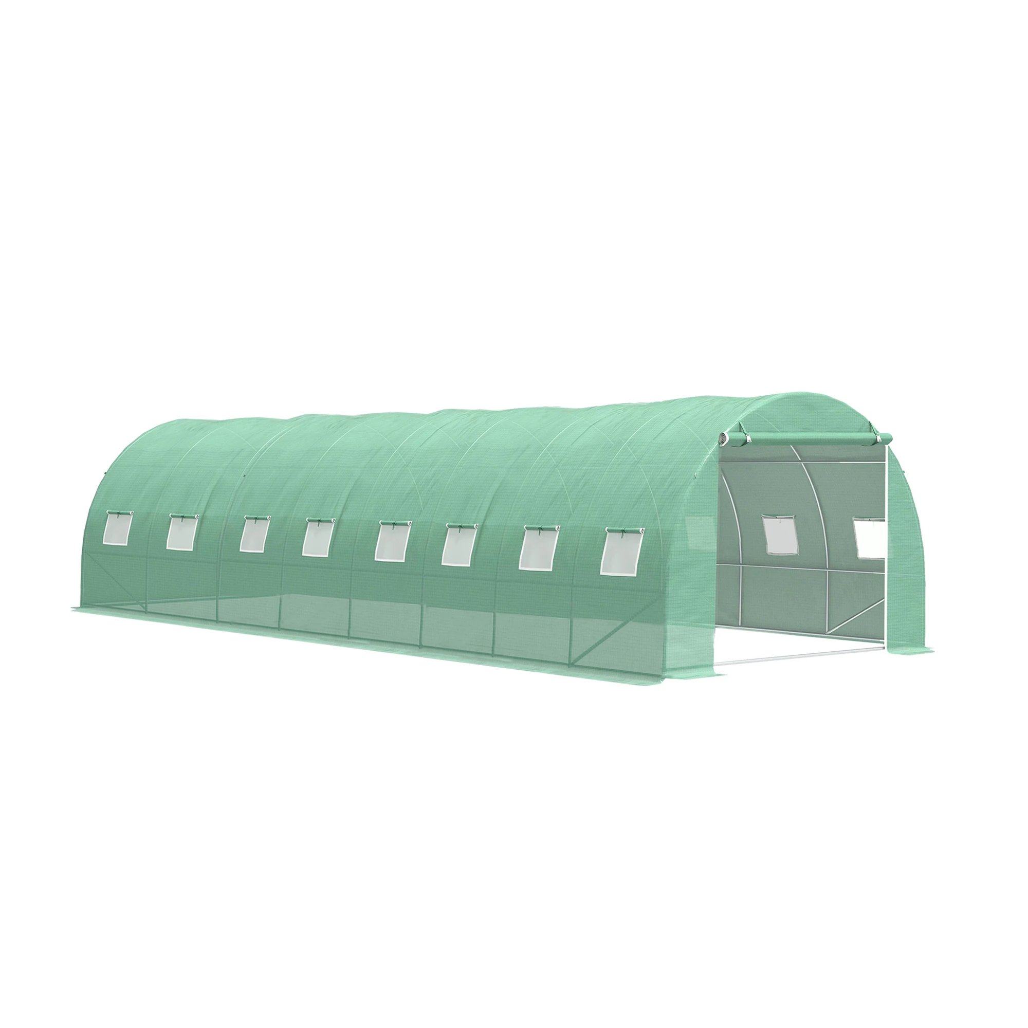Plastic mini solar greenhouse flower single span multi-span greenhouse one greenhouse garden with window
