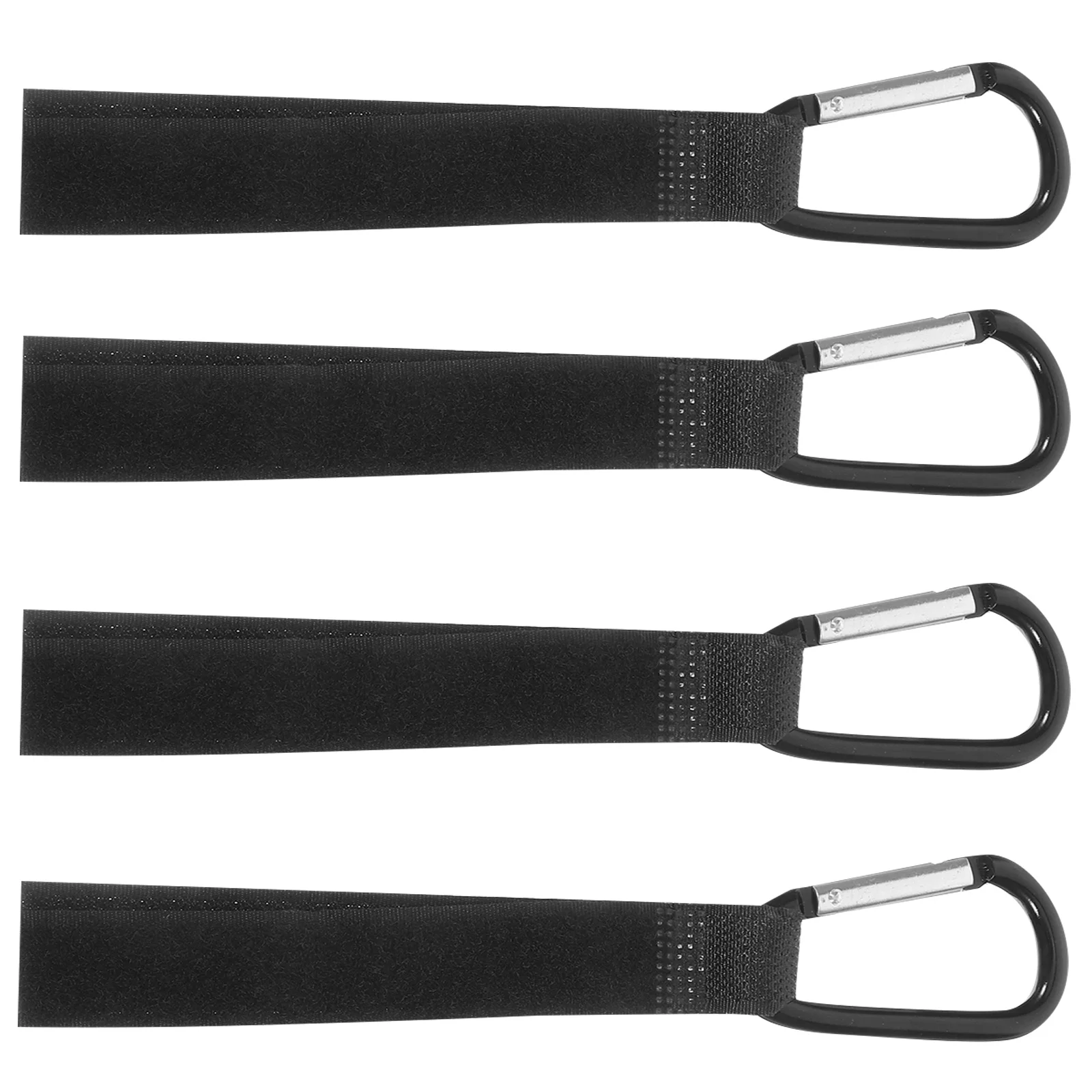 

4 Pcs Baby Stroller Hook Hanger Heavy Duty Nylon Climbing Carabiner Multi Purpose for Strollers Carts Bikes Travel Storage