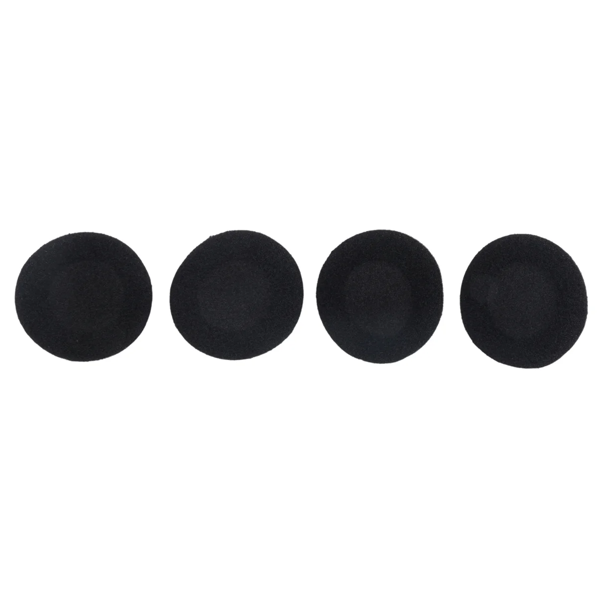 100 Pcs Black Sponge Earbud Headphone Cap Ear Pads Cover ReplacementJAS