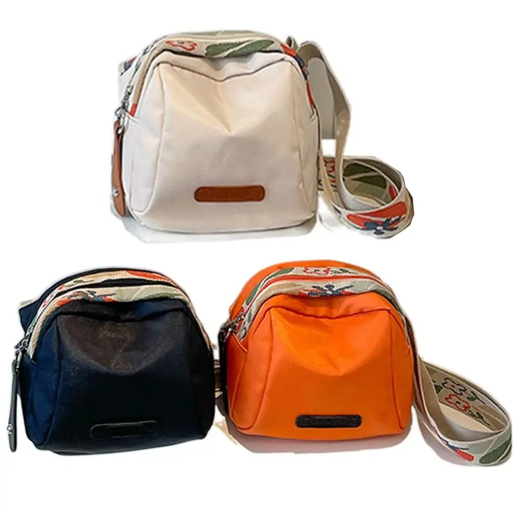 

Simple Waterproof Women's Crossbody Bag Wide Shoulder Strap Large Capacity Shell Bag Adjustable Portable Handbag Purse Travel