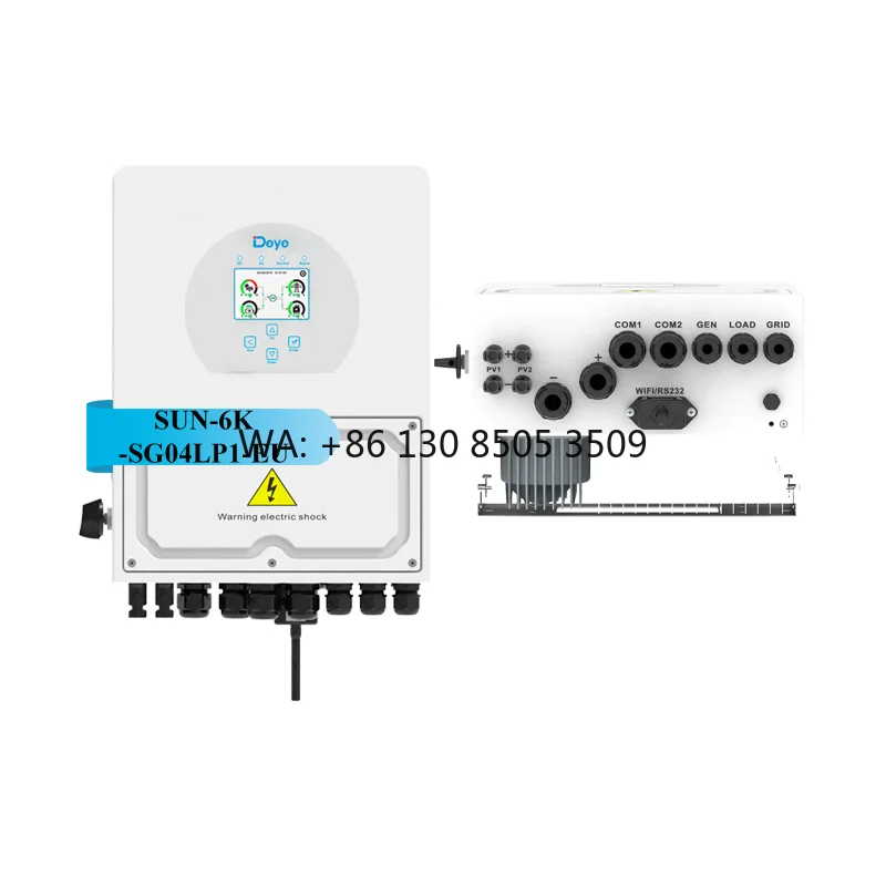 

Deye Solar Inverter Hybrid 3kw 3.6kw 5kw 6kw Single Phase 6kw for Solar Energy System