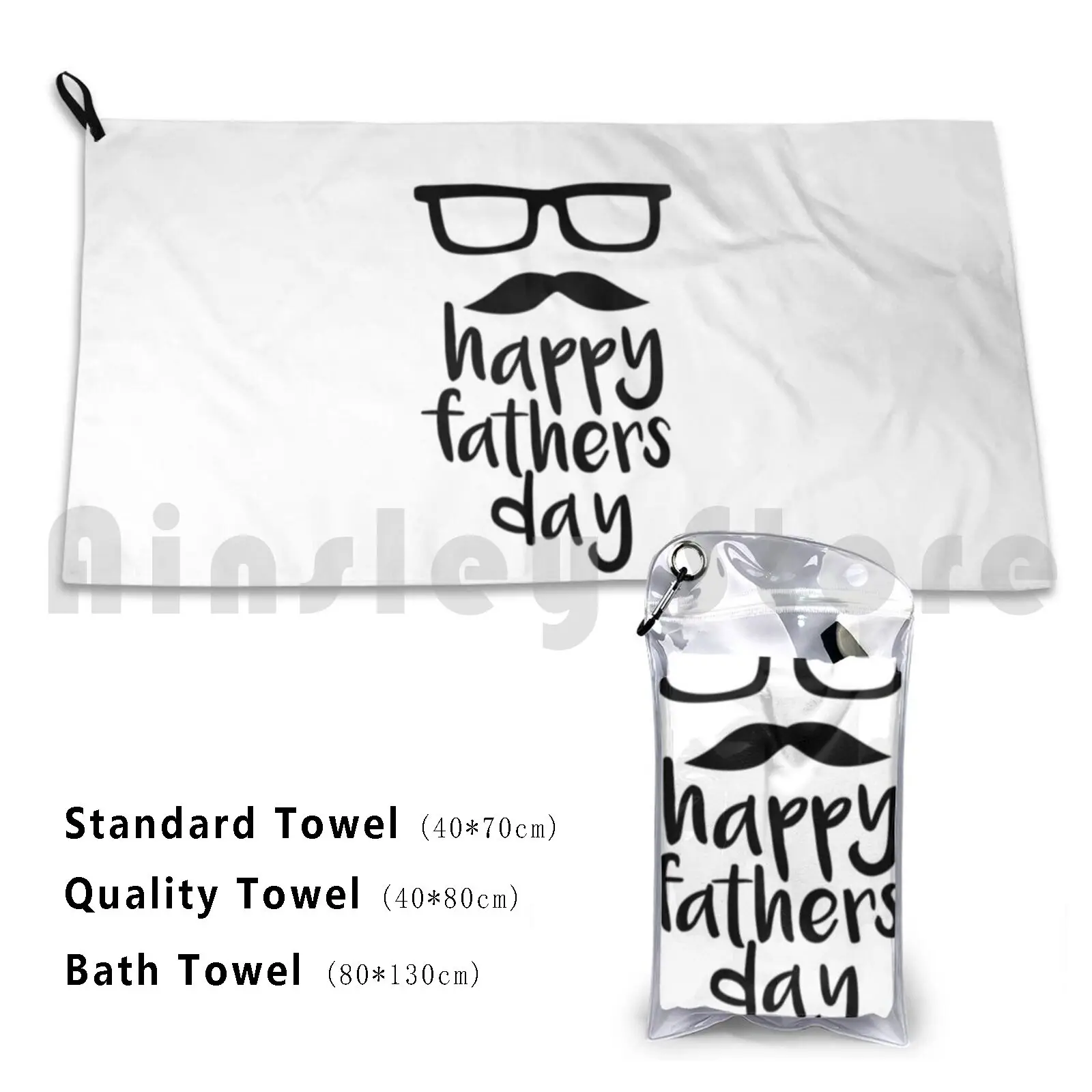 

Happy Fathers Day Bath Towel Beach Cushion Fathers Day Fathers Day Dad Hipster Dad Hipster Dad Hipster Beard