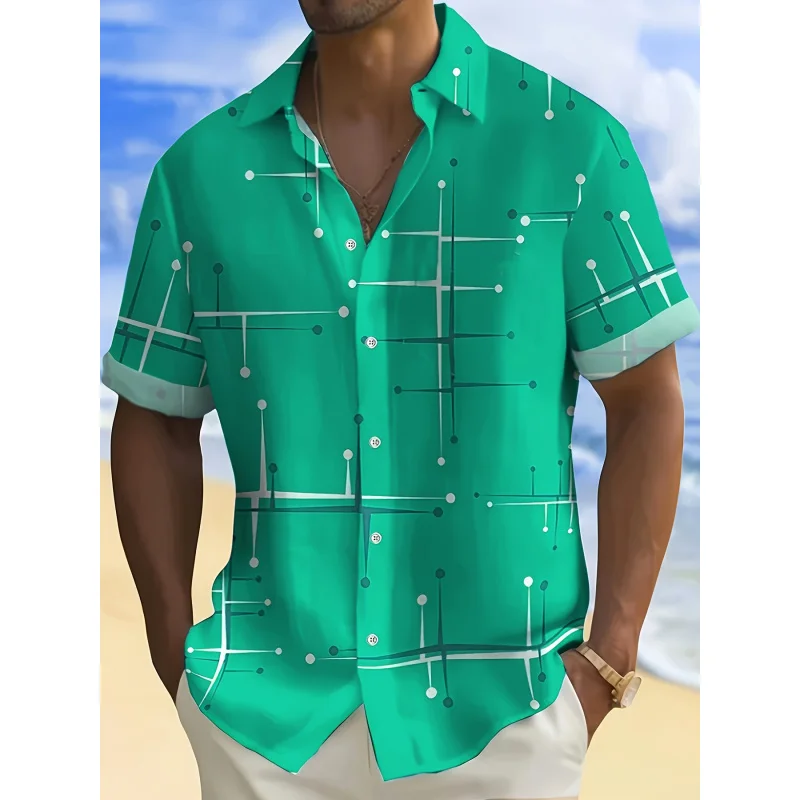

Funny Shirt Short Sleeve Men T-shirt Men's Hawaiian Shirts Man Tops & T-shirt New Arrival Goods Y2k Clothes Streetwear for Man