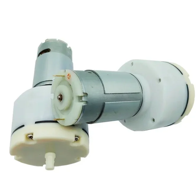 Large Flow High Pressure Mini 555 Vacuum Air Pump, Negative Pressure Suction Diaphragm Pump for DIY Packer Inflator