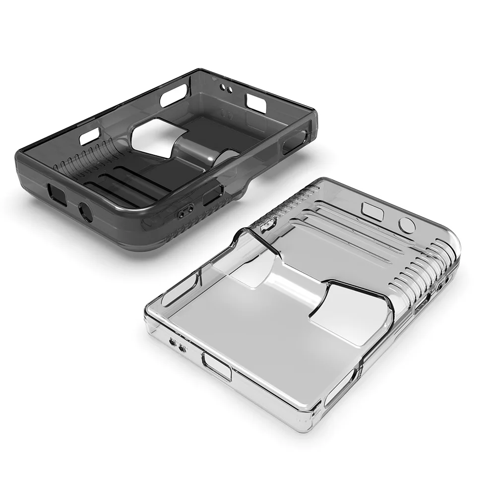 

Anti-drop Case for Anbernic RG 40XXV Game Console TPU Cooling Protective Cover Transparent Black Transparent