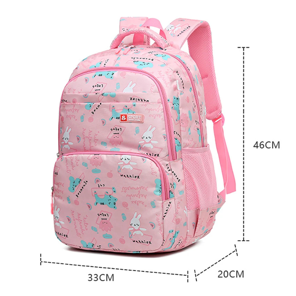 New Large Capacity Backpack Fashionable and Versatile Primary School Girls\' School Bag Sweet Cute Lightweight Casual Backpack