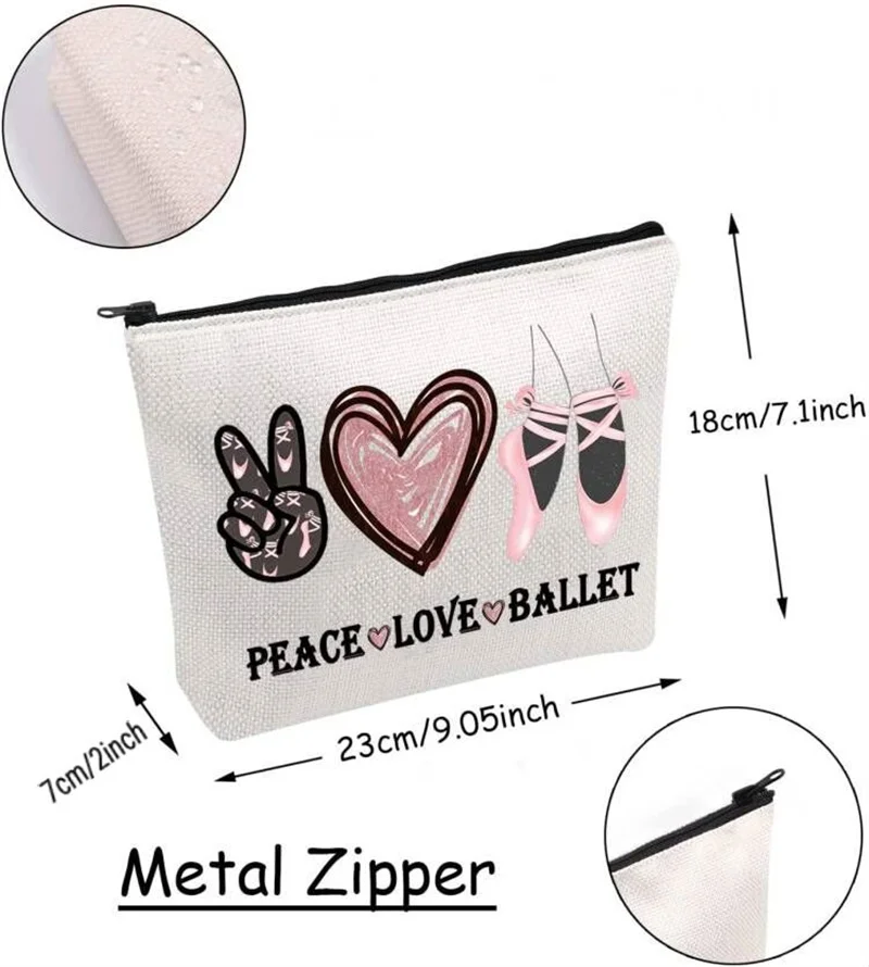 Sublimation Blank Cosmetic Bag Women Sublimation Blank Makeup Bag With Zipper Storage Bags For Travel Portable