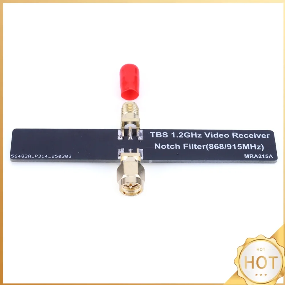 868/915MHz Notch Filter TBS 1.2GHz VRX Notch Filter for 1.2-1.3GHz Video Receivers