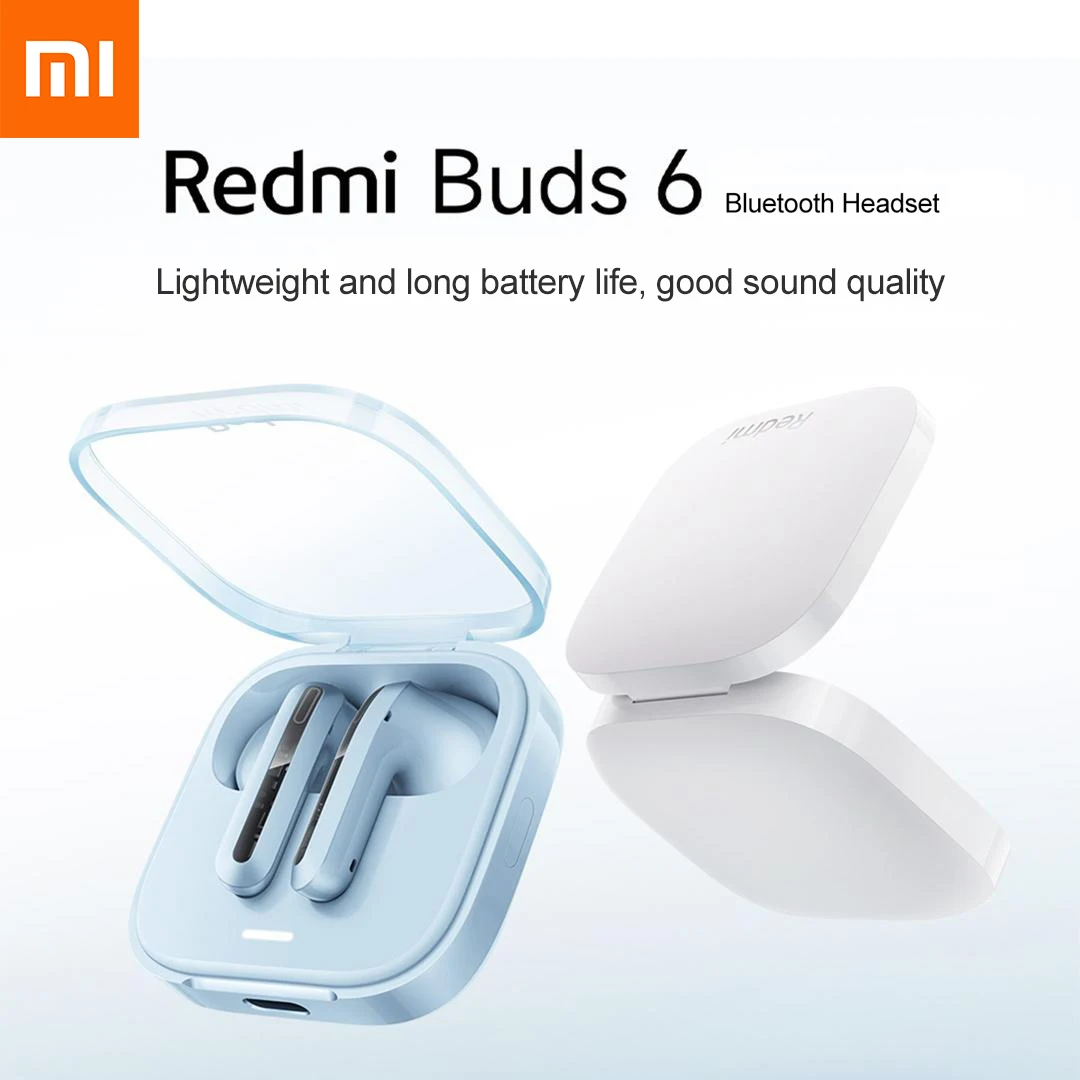 Xiaomi Redmi Buds 6 Vitality Bluetooth Earphone 5.4 Noise Reduction 30H Battery Life 5 Tuning Modes Wireless Xiaomi Headphone