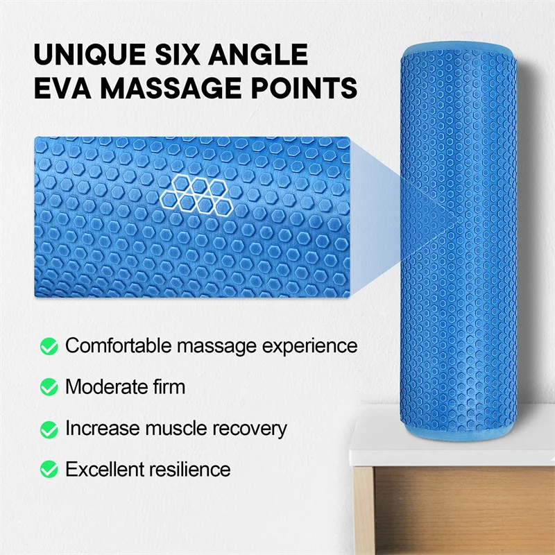 Foam Roller EVA Yoga Roller Massage Point Roller Fitness Gym Exercise Roller Relaxing Muscle Multiple Size