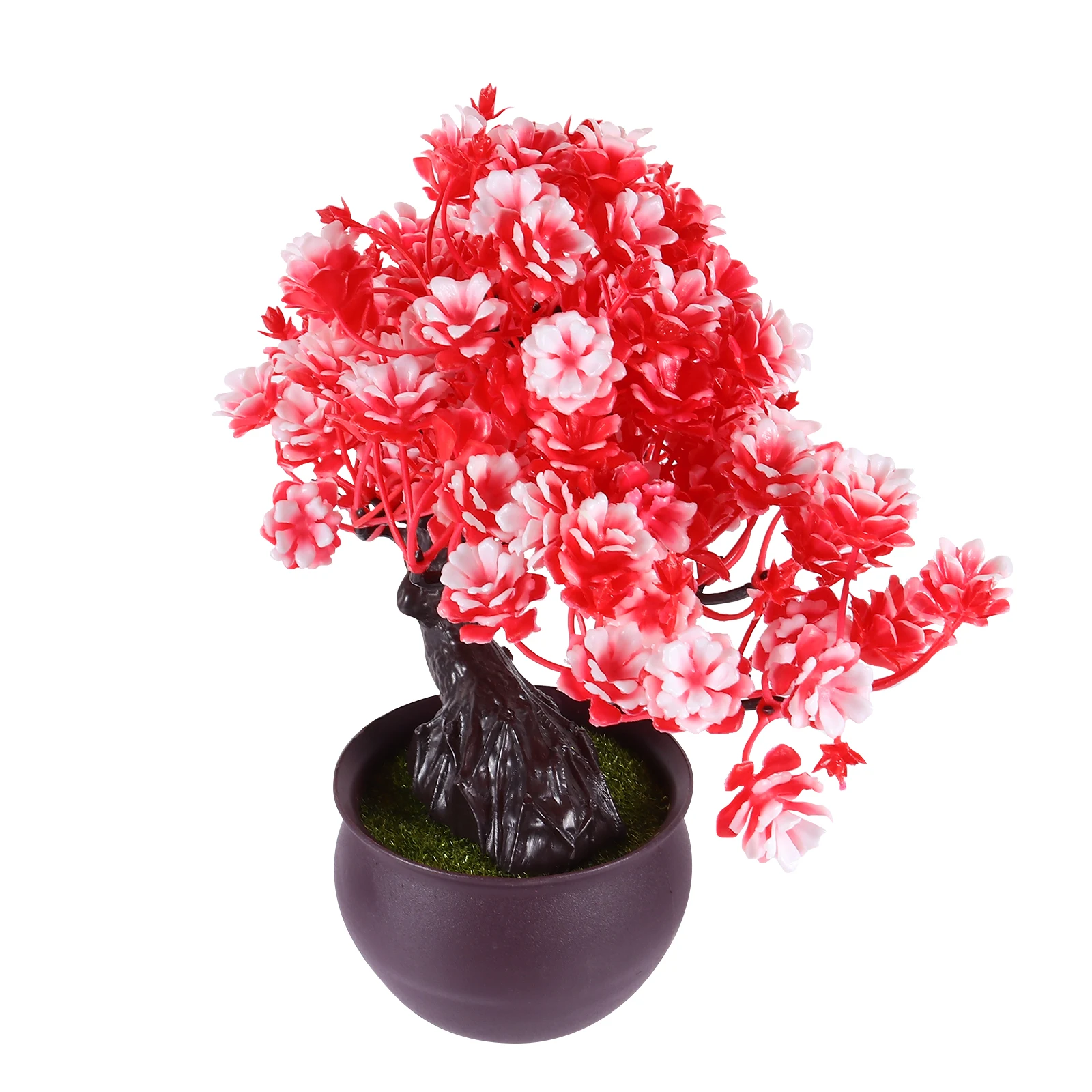 

Simulated Potted Plant Artificial Flower Decoration for Wedding Home Office Desktop Plastic Material Long Lasting Warm