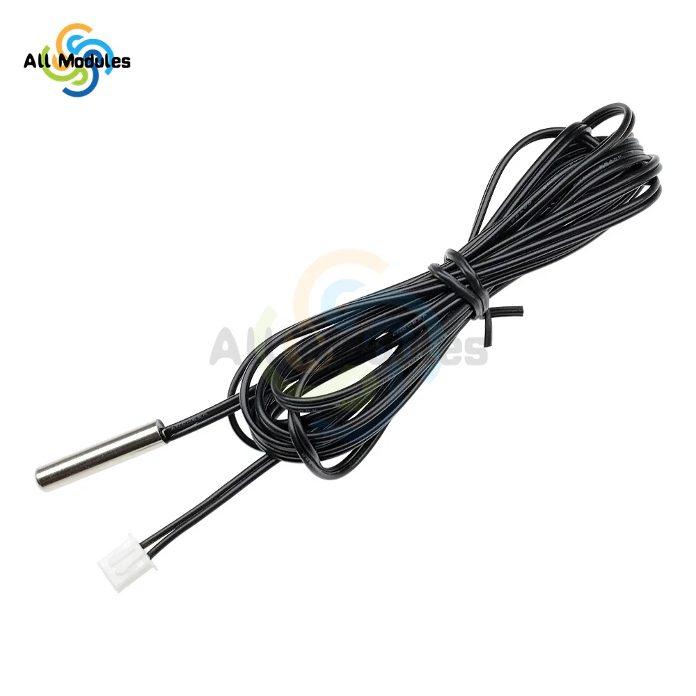 W1209 0.3m 0.5m 1m 2m 3m Waterproof NTC Thermistor Accuracy Temperature Sensor 10K 1% 3950 Wire Cable Probe For Arduino W1401