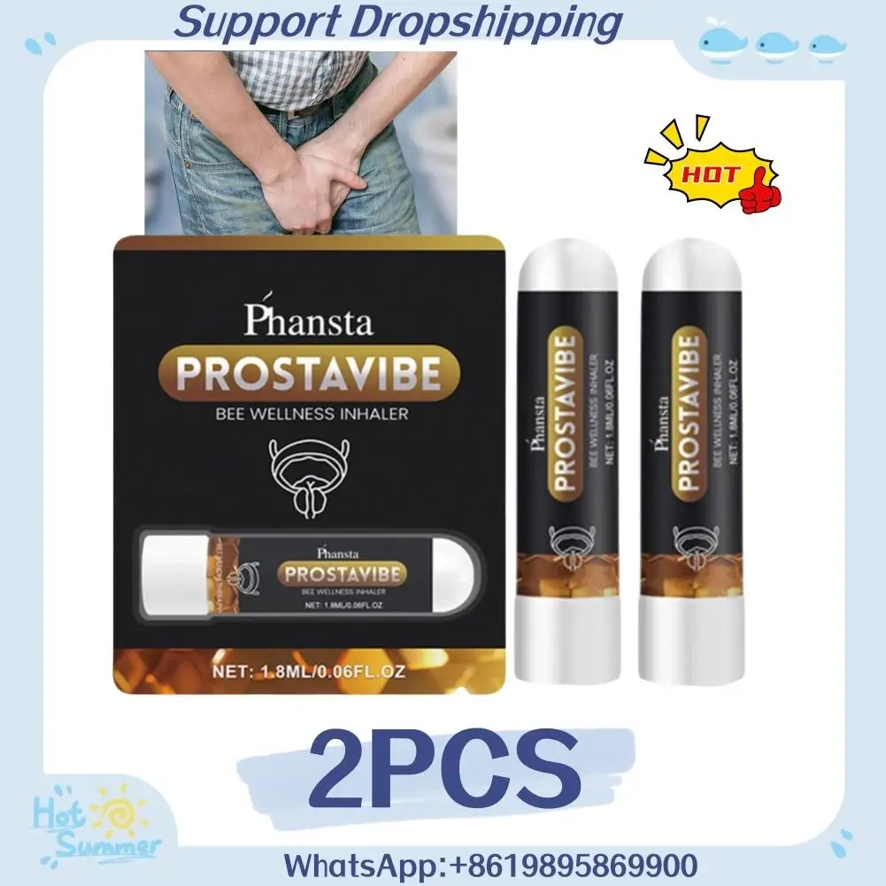

2PCS Prostate Nasal Inhaler Alleviation Urinary Symptoms Aromatherapys Stick Anti Inflammation Itching Relief For Body Care