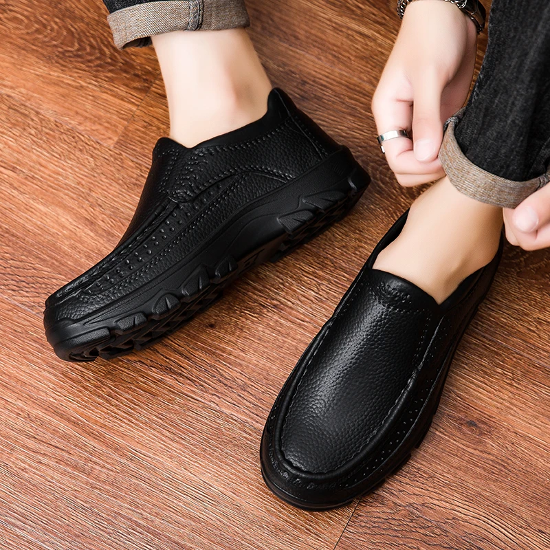 Kochschuhe für Herren, wasserdicht und ölbeständig, Küchenarbeitsschuhe, ultraleichte, rutschfeste EVA-Freizeitschuhe mit weicher Sohle für Herren, Gartenschuhe – Detail 15