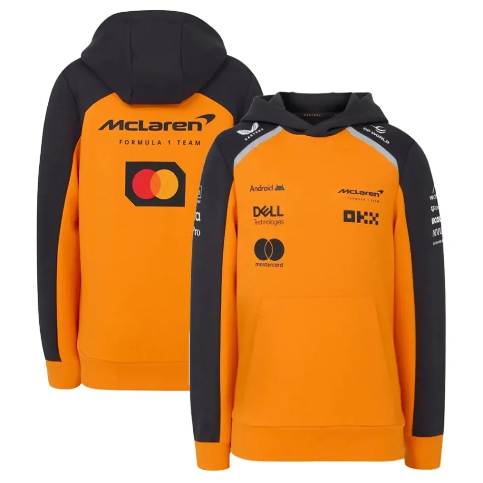 ملابس السباق 2025 F1: هوديي أساسي بأكمام طويلة للخريف والشتاء، الرياضات الخارجية في الشوارع، هوديي كبير جدًا #4