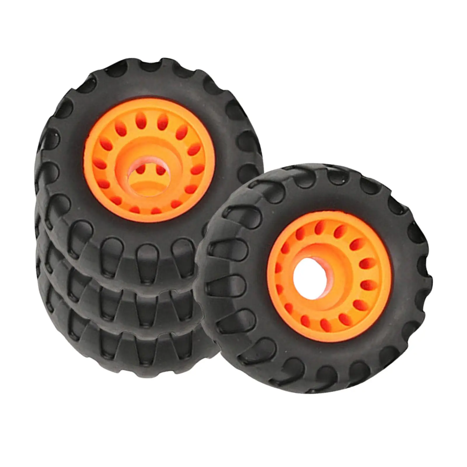 4PCS Skateboard Wheels, Street Off Road Skateboard Wheel, Anti-Slip Smooth 75A Longboard Wheels for Street, Park Skateboarding