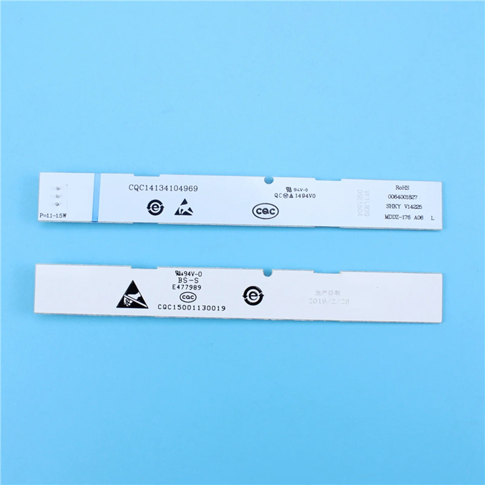 1Pcs Refrigerator LED Lamp Backlight Bar strip For Haier BCD-575WDBI 0064001827 Front-door freezer Fridge Parts Accessories