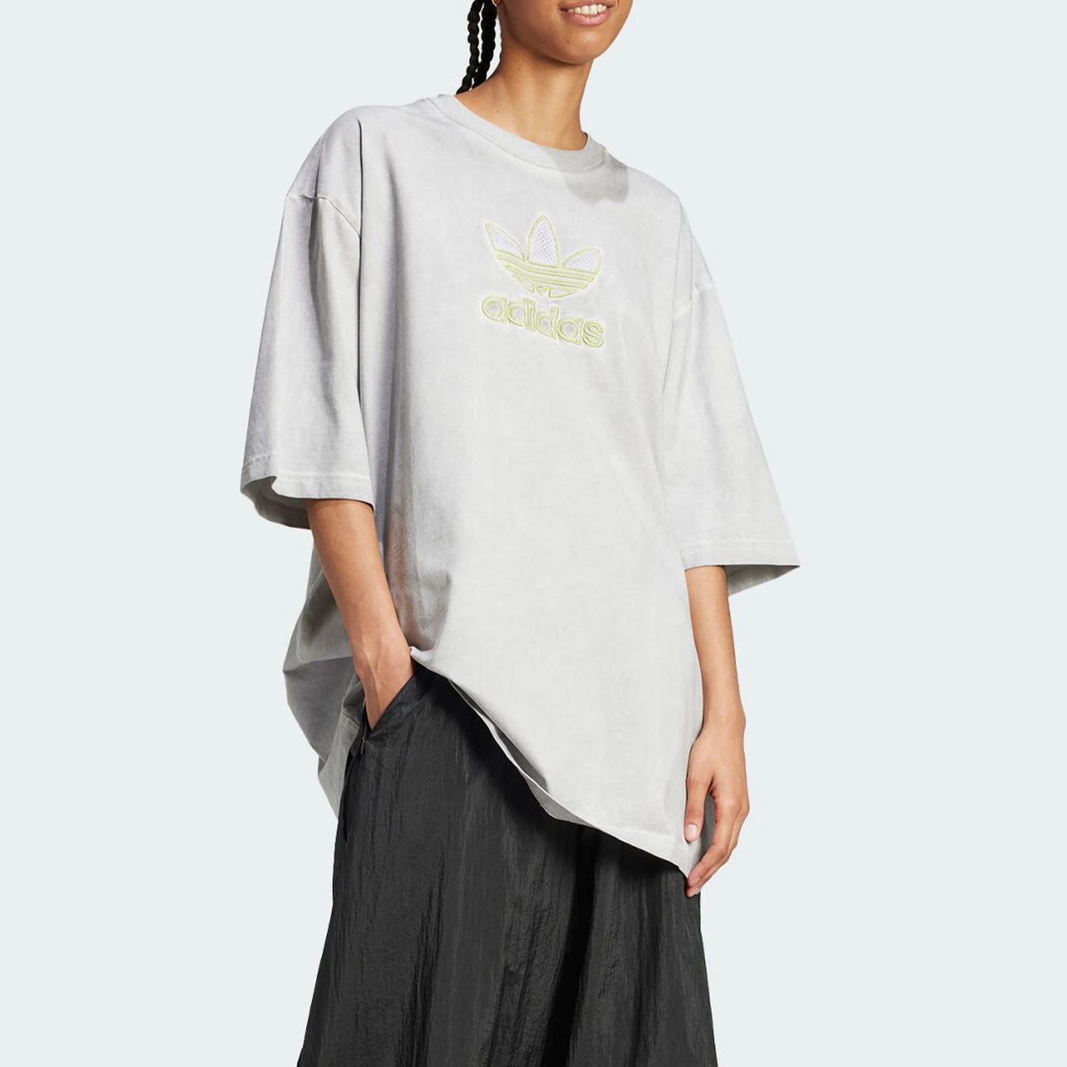 أديداس الرسمية حقيقية المرأة فضفاضة عارضة الرياضة قصيرة الأكمام JM9248 #2