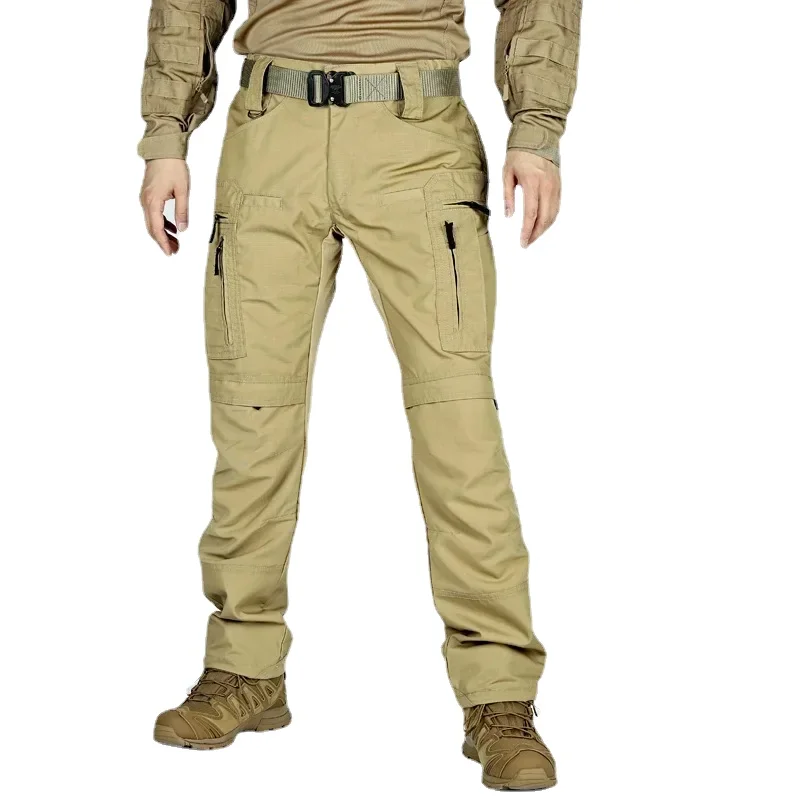 P40 Tactical Pants Men  Outdoor SWAT Pants Multi-pocket Cargo Trousers Waterproof Wear-resistant Field Training Uniforms