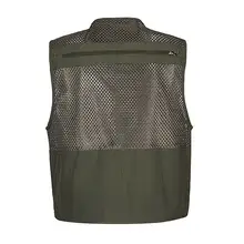 Men's Tactical Mesh Vest with Multiple Pockets #6