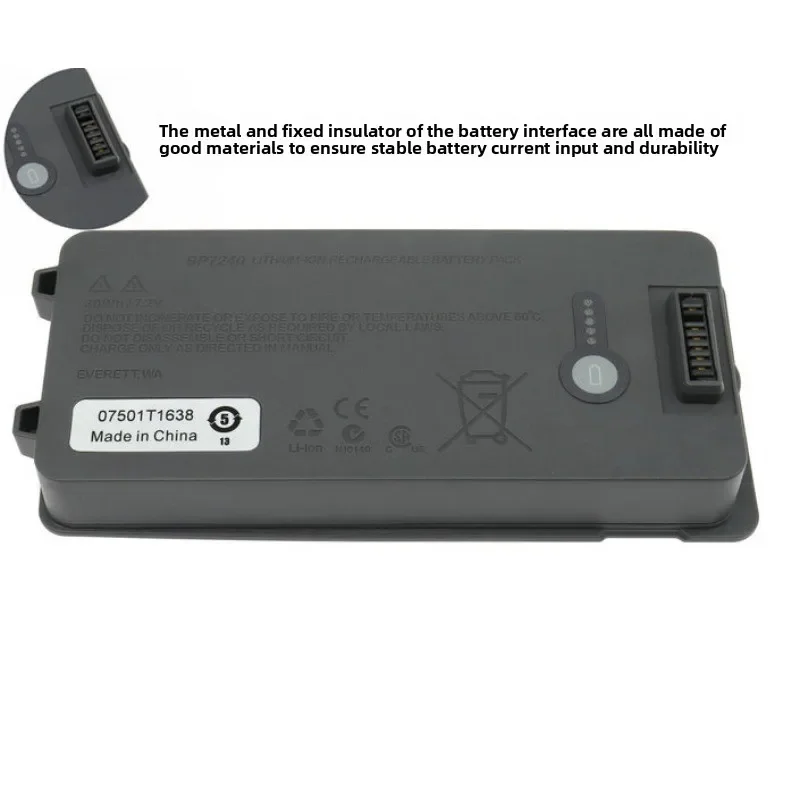 4400mAh Rechargeable Replacement Battery for Fluke BP7240 754 753 754 VIP2  754 VIP1 High Qualty Bateria 7.4V - Image 5