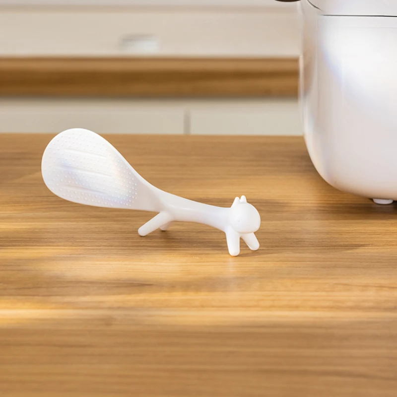 Squirrel Rice Spoon Food Grade Can Stand Non-stick Rice Spatula Home Rice Spoon Accessoires De Cuisine