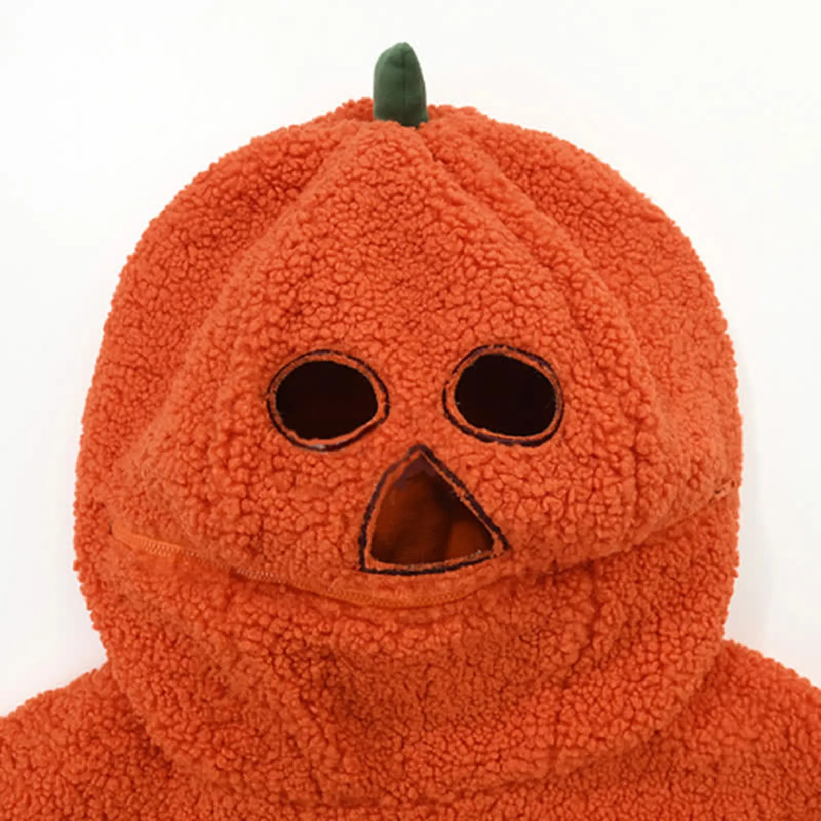 Y2k Oversized Hoodie Pumpkin Funny Cute Hoodie Clothing Lamb Plush Sweater Coat Hooded Cartoon Autumn and Winter Sweater Loose