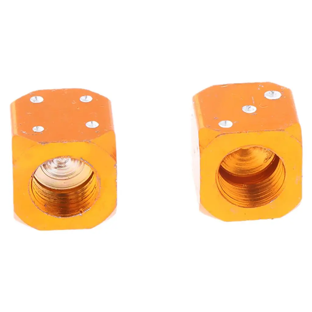 

Dice Tire Valve Caps Alloy Dust Plugs Waterproof Car Wheel Air Stem Cover for Auto and Bike Protection