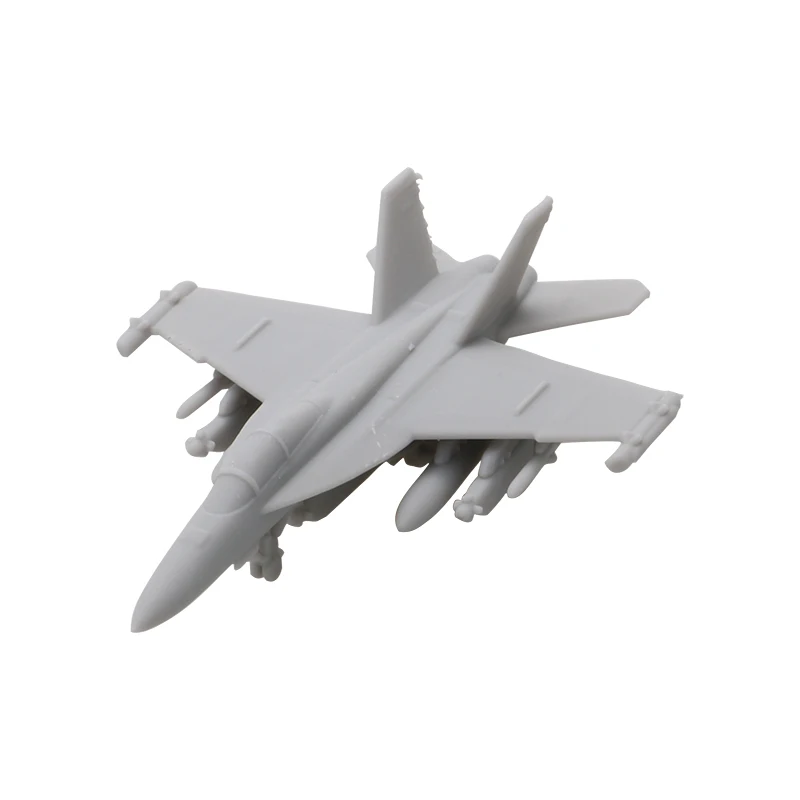 5PCS Length 26/45.5/52mm EA-18G Growlers Fighting Plane Uncolored Resin Model Electronic Warfare Aircraft for DIY Hobbys