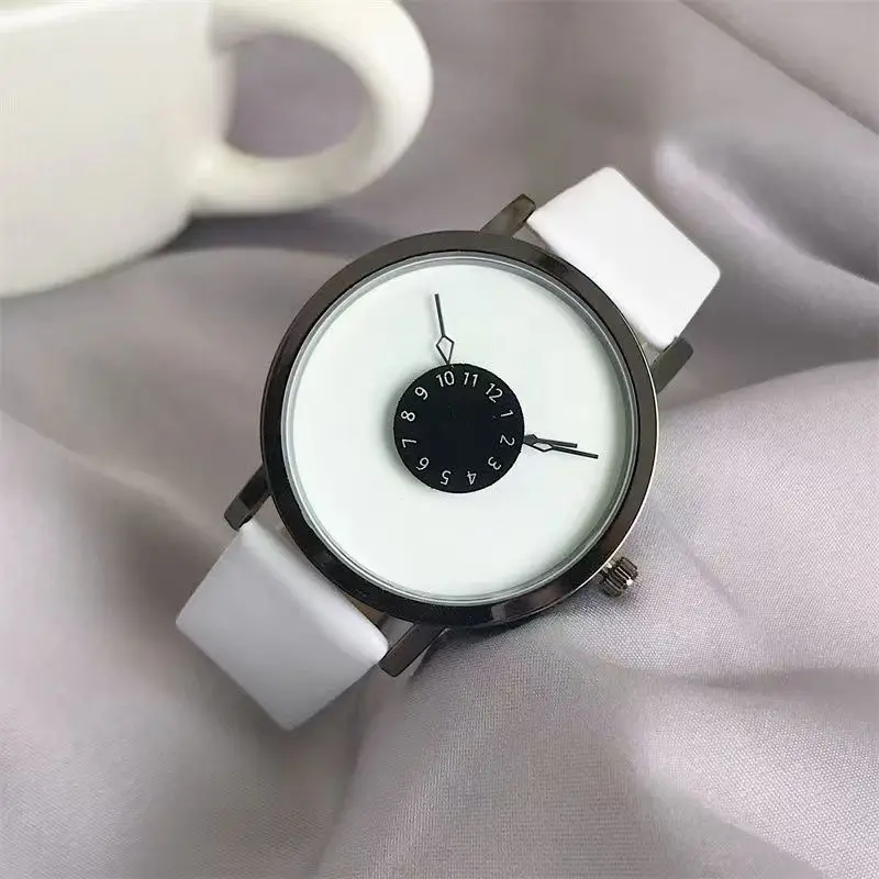 Доступные модные и персонализированные наручные часы с креативными арабскими цифрами для студентов, мужчин и женщин