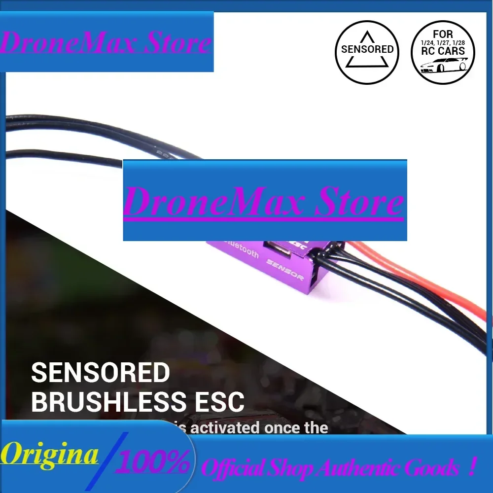 DrMasAFRC-SE30A Programmable Sensor Brushless ESC For GL BM AAT RC Car Mini Drift Racing 1/24 1/27 1/28 DIY Assembly Upgrading