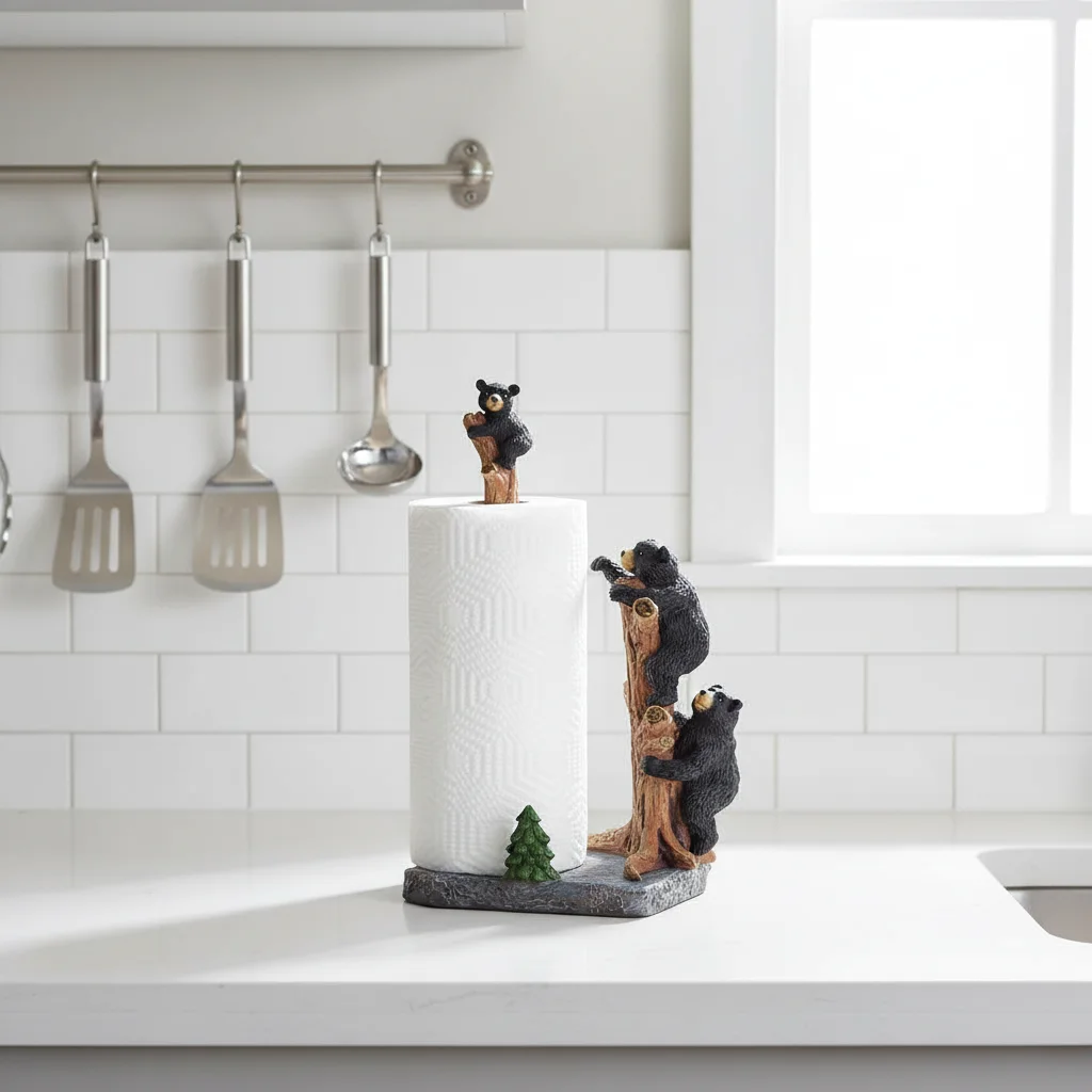 Bear Tissue Holder To Add Resin To Your Kitchen And Living Space