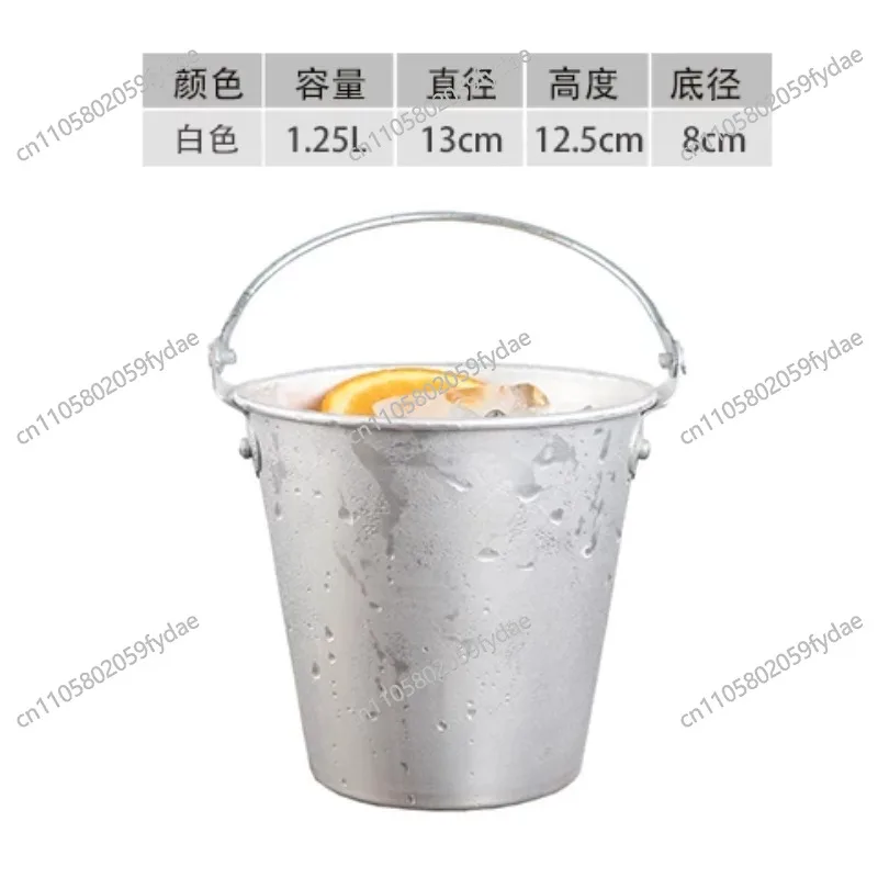 

New KTV IceBucket Bar Ice Cube Bucket Ice BlockBucket Portable IceBucket Creative Mini Ice Bucket with Handle