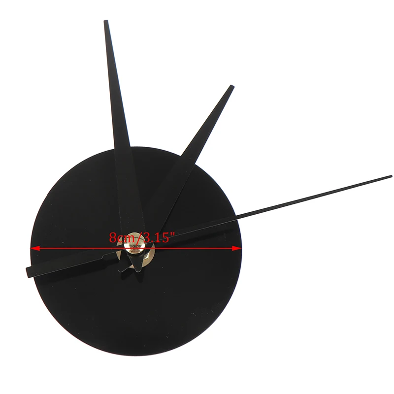 1set DIY Silent Quartz Watch Round Wall Clock Movement Mechanism Parts Repair Replacement Need Tools Home Decor