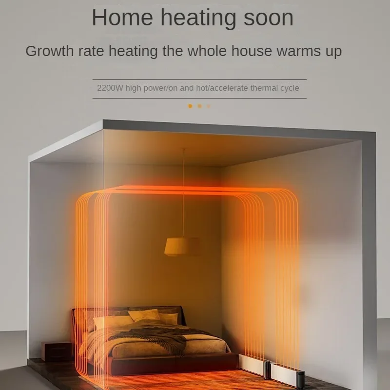 Haier Heater Graphene Electric Heater Household Fast Folding Electric Heater Bathroom Waterproof Plasma Mobile Floor Heating