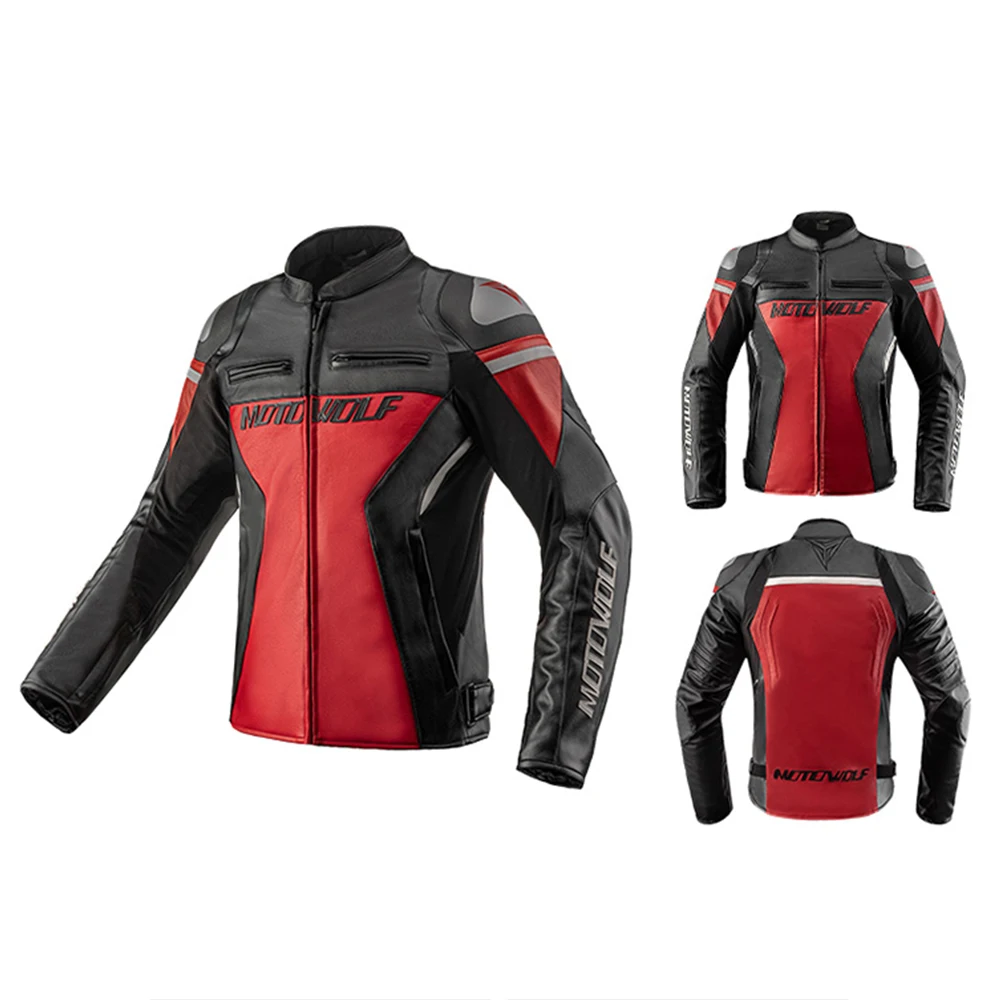 Waterproof Motorcycle Jacket Men's Heating Jacket  Cold-proof Men's Motorcycle Leather Jacket Windbreak Moto Clothes