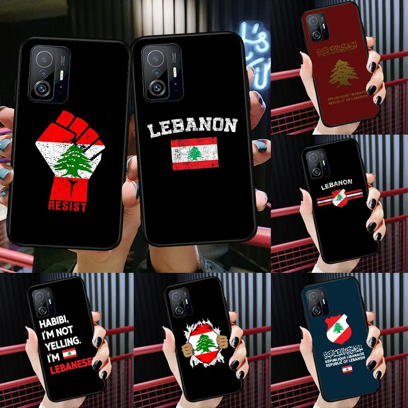 Lebanese Lebanon Flag Case For Xiaomi 12T 11T 13 Pro 12X 12 Lite Cover For POCO F5 X5 X3 Pro X4 F4 GT F3 M5s C40