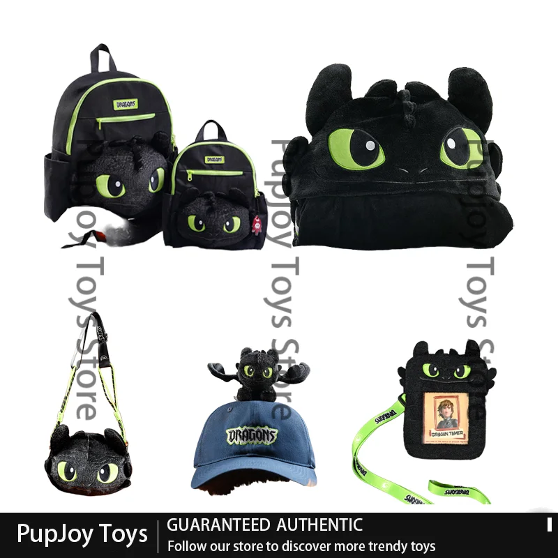 

Potdemiel Genuine Dragon Taming Night Sha Toothless Anime Peripheral Backpack Learning For Children Hippers Miraculous Surprise