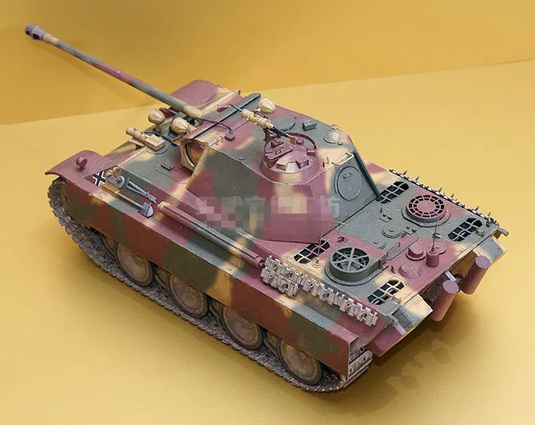 1:25 шкала WW2 Германия Panzerkampfwagen V Panther Sd.Kfz. 171, бумажная модель танка, игрушечные Пазлы ручной работы