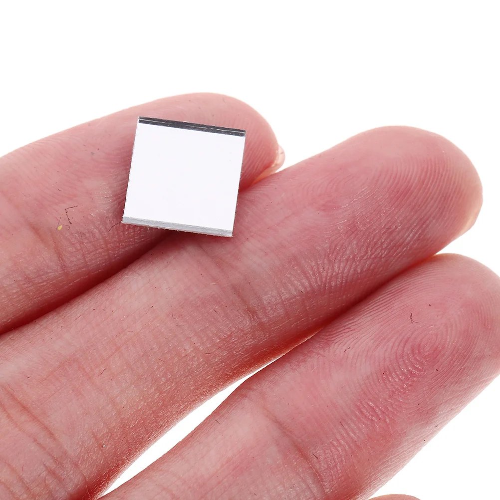 

200Pcs Self Adhesive Mirror Mosaic Tiles Glass Craft Home Decor Easy Install Reflective Kitchen Bathroom DIY Wall Art