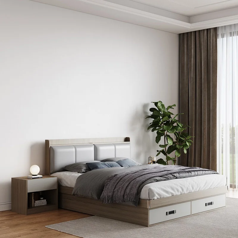 King Bed Modern Bedroom Set For Sale Wholesale House Home Furniture Full Wooden