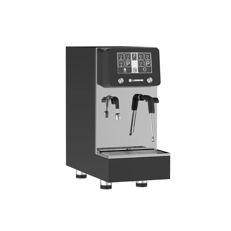 Lehehe Intelligent Dual Boiler Pid Steam Machine Electric Cafe Equipment Stainless Steel Milk Frother Steamer For Bubble Tea