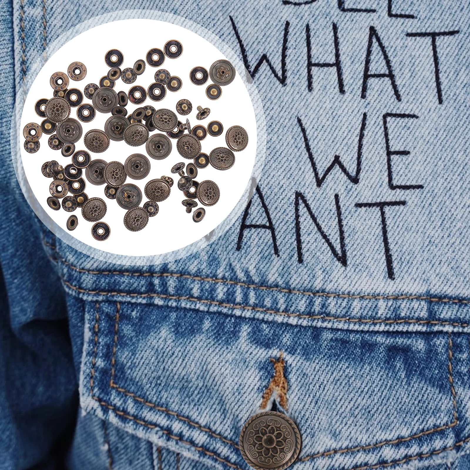 

20Sets Zinc Alloy Snap Fastener Cartoon Wallet Buckle Exquisite Carvings Decorative Accessory Zinc Alloy Snap Fastener