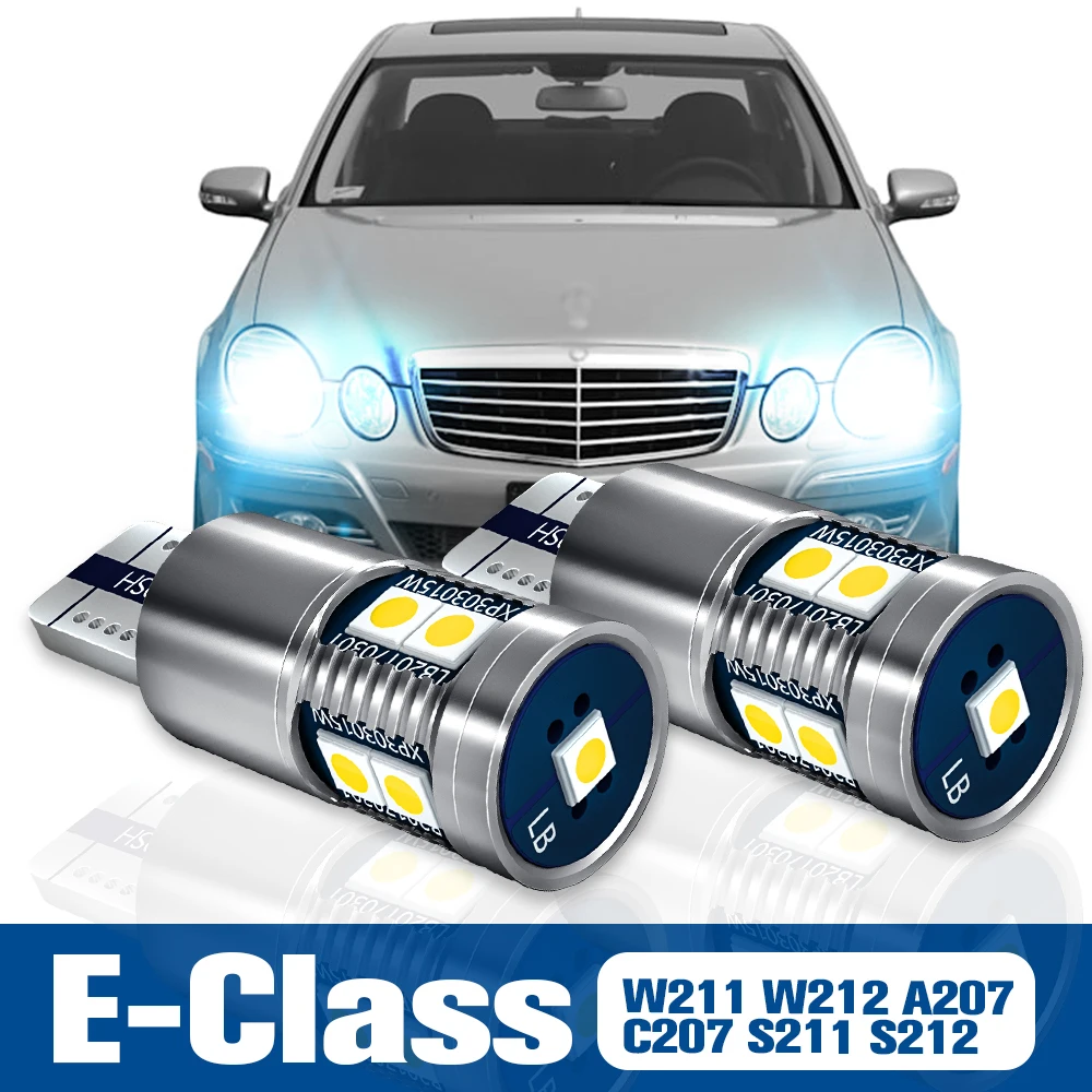 Lâmpada LED Clearance para Mercedes Benz, acessórios de lâmpada de estacionamento, Canbus, Classe E, W211, W212, A207, C207, S211, 2007, 2008, 2009,