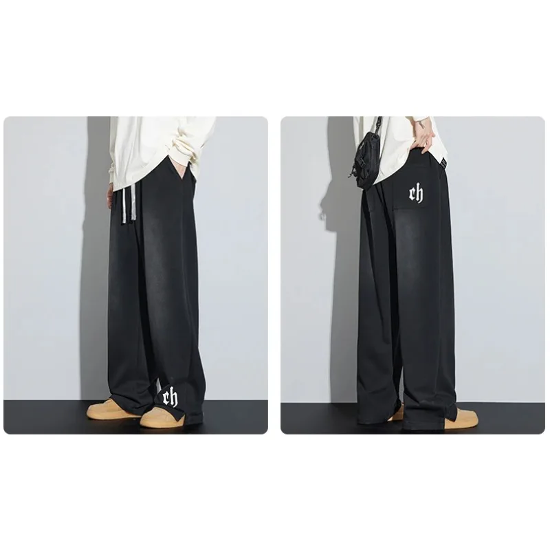 

Мужские ветрозащитные дышащие брюки для активного отдыха, модные, удобные, универсальные, с широкими или прямыми штанинами, на все сезоны