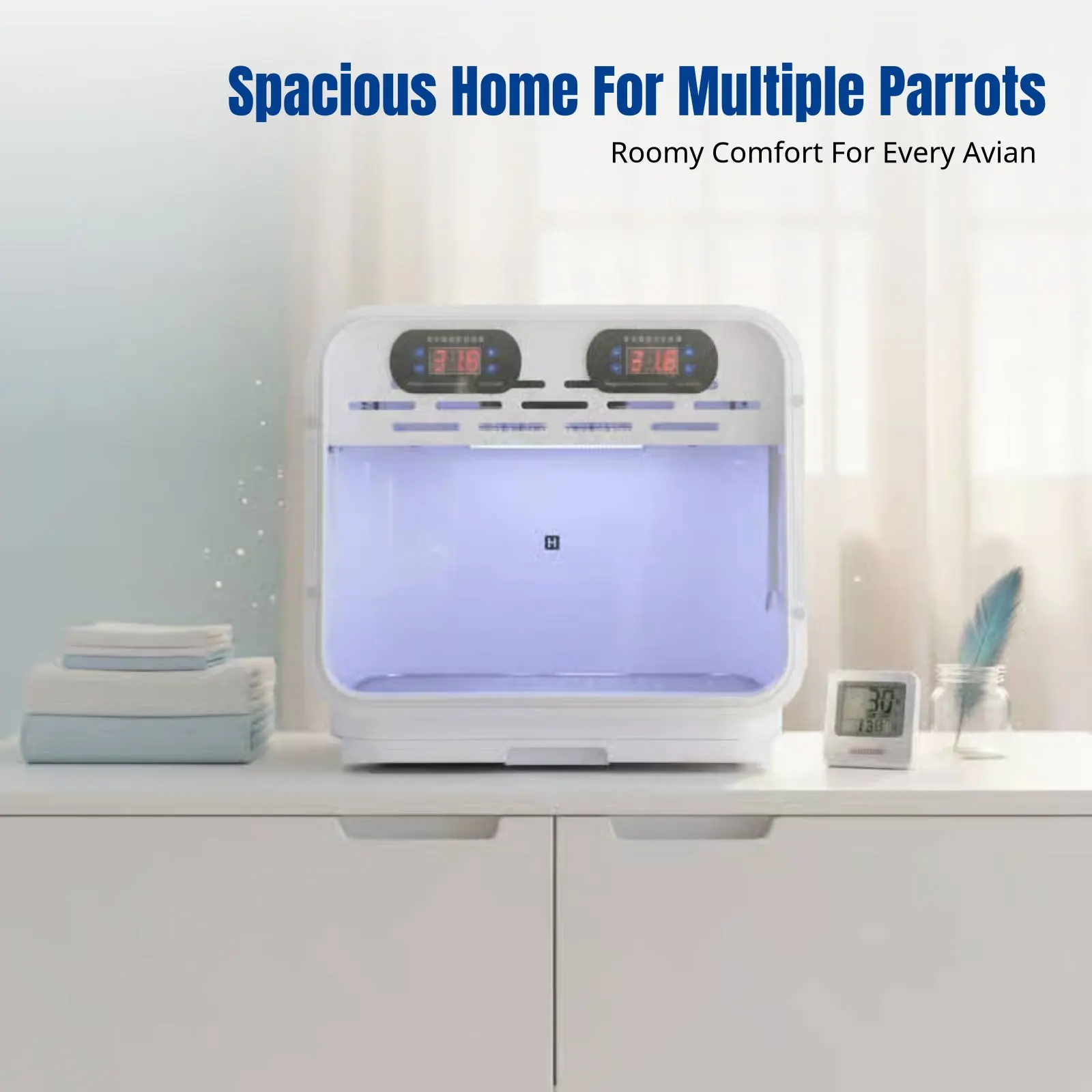 

Инкубатор для попугаев, умный тепловой инкубатор, автоматическая вентиляция, для молодых птиц