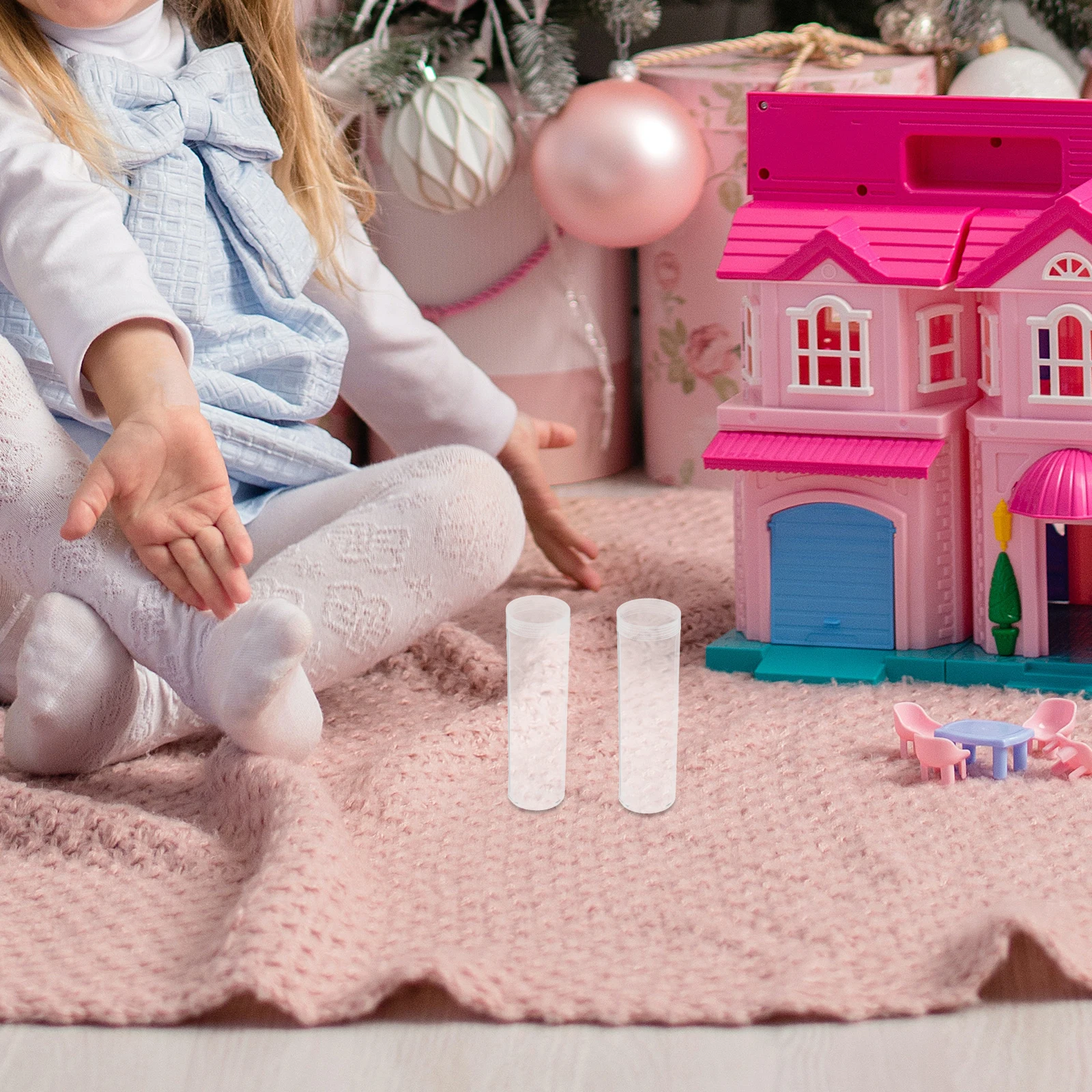 8Pcs Transparent Coin Holder Tubes Precision Fit Sturdy Build Ideal for Coin Enthusiasts Collection Storage and Display Solution